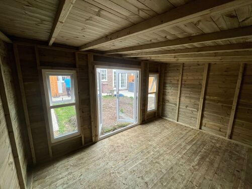 #PVC084 18x10 Pent Summer House Combi