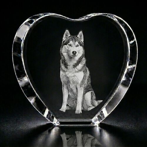 3D XXXL Crystal Heart Photo Gift 115×130×50mm