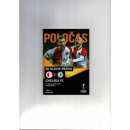 Slavia Praha v Chelsea Europa League Programme 2019/20