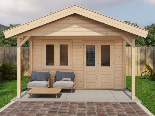 400cm x 400cm + 200cm Front Canopy