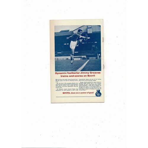 1961 Leicester City v Tottenham Hotspur FA Cup Final Football Programme & Ticket