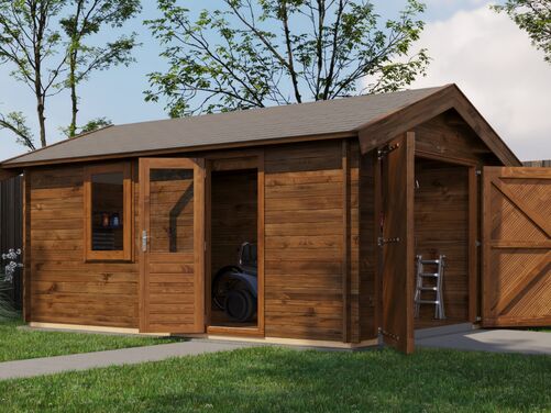 350cm x 500cm Garage