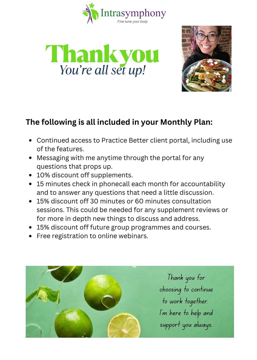 Thank you-NT Monthly Plan