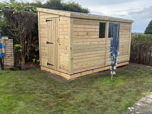 12x6 Pent Shed
