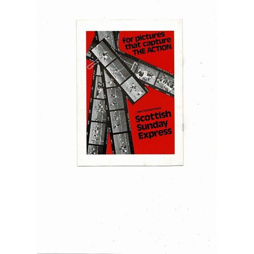 1974 Scotland v England Football Programme