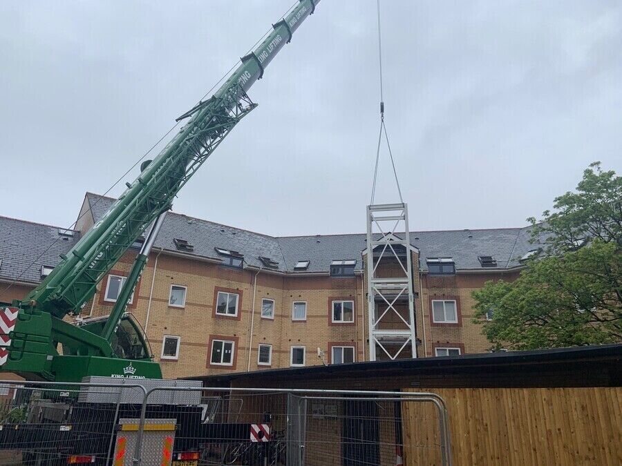 Lift Shaft Steelwork