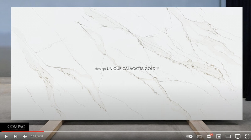 Compac Unique calacatta Gold