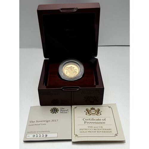2017 Gold Proof Full Sovereign