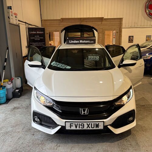 2019 (19) HONDA CIVIC 1.6i DTEC SR 1.6 DIESEL 5 DOOR 