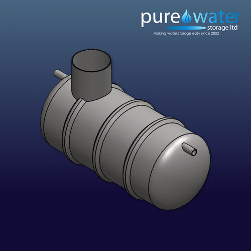 PU-R-3000-HVY Underground Rainwater Harvesting Tank 3000L (Heavy Duty)