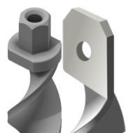 Ancrages au sol de 30 mm