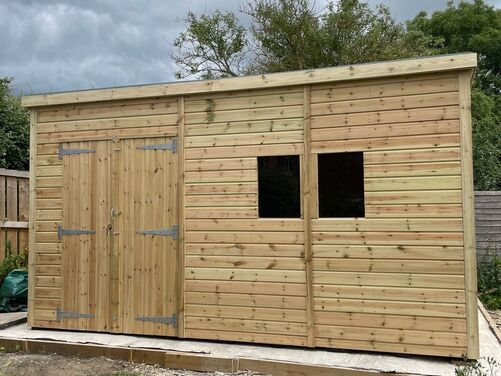 #P071 14x10 Pent Shed