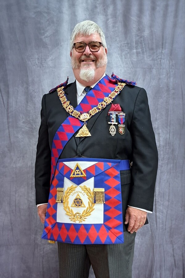 Strength in Companionship: Jonathan Arnold is invested as the new Grand Superintendent of Cornwall