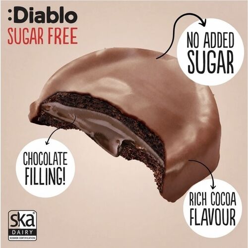 Diablo No Added Sugar Dark Chocolate Cookies & Cream 128g