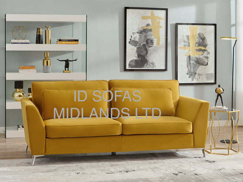 DEVA 3+2 SEATER IN GOLD PLUSH