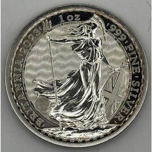 2023 one ounce silver Britannia