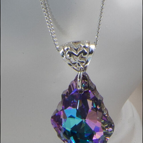 Vitrail Light Baroque Serinity Crystal Necklace