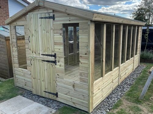 14x8 Apex Potting Shed