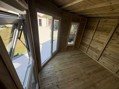 #PVC052 10x10 Corner Summer House