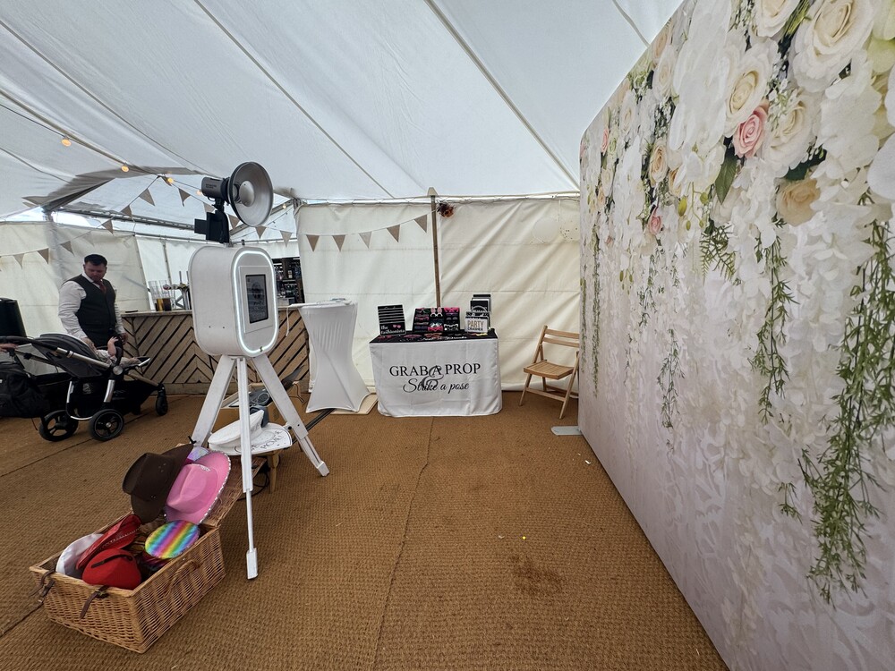 Wedding Photo Booth at Countryside Events Wiltshire