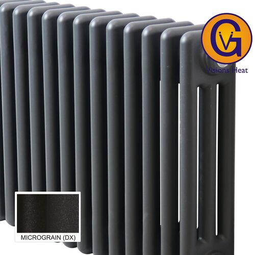 Visionsheat by ultraheat column radiators - 3 Column Range - Metalic Micrograin Finish