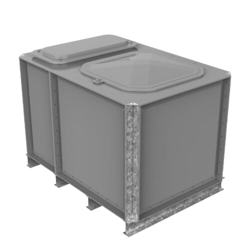 PW.1.5X1X1.IFB.DIV.AG(1+0.5) - 1500 LITRE DIVIDED SECTIONAL WATER TANK, INTERNALLY FLANGED BASE (IFB)