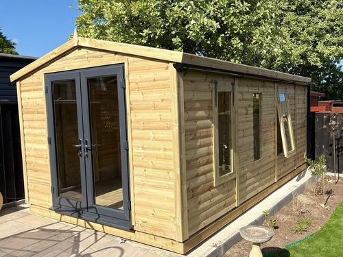 #PVC094 18x10 Apex Summer House