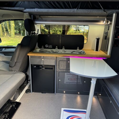 2016 VW T6 Camper Van 4 Berth 2.0 TDi T30 Black/White - Pro Conversion