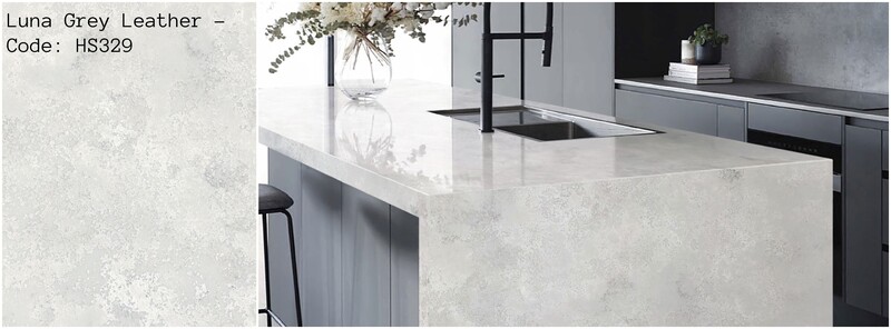 Horizon Stone Luna Grey Leather - Code: HS329