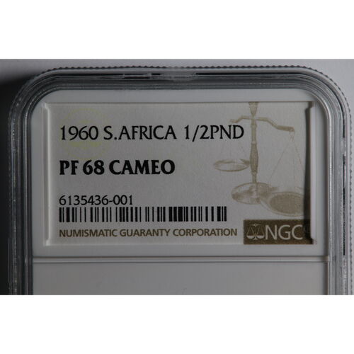 1960 Queen Elizabeth 11 gold half pound