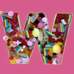 Sweet Filled Letter - W