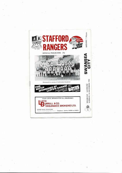 Football Programmes being listed today