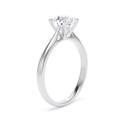 Round brilliant classic diamond solitaire