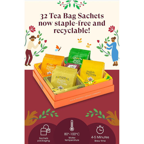 English Tea Shop Uplifting Moments - 32 Tea Bag Sachets