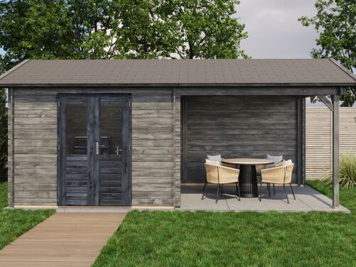 300cm x 300cm + 300cm Veranda