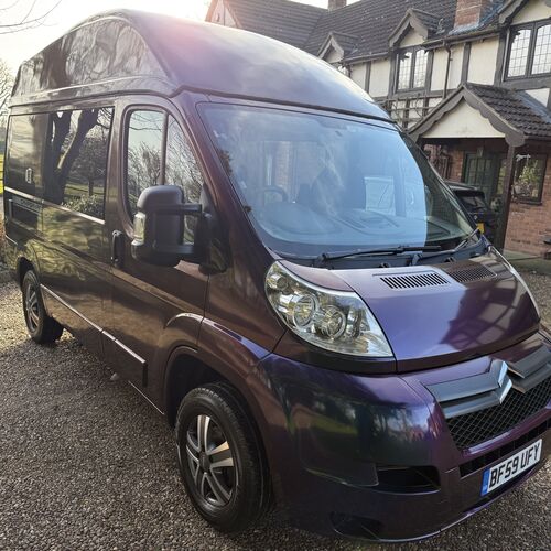 2009 Citroen Relay Camper Van 2 Berth SWB - Purple - Pro conversion