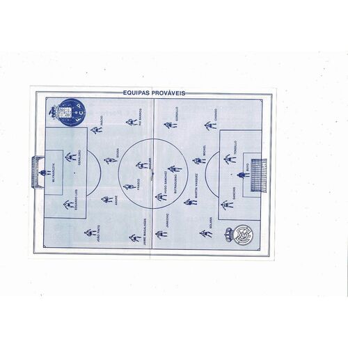 Porto v Real Madrid European Cup Football Programme 1987/88