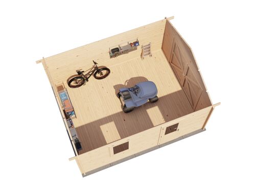 400cm x 500cm Garage