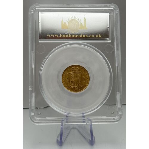 1887 Queen Victoria gold half sovereign