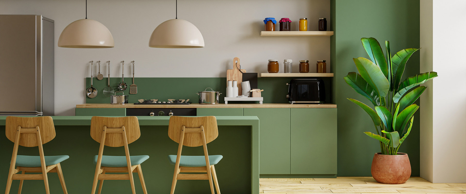 Professional Kitchen Spray Painting West London