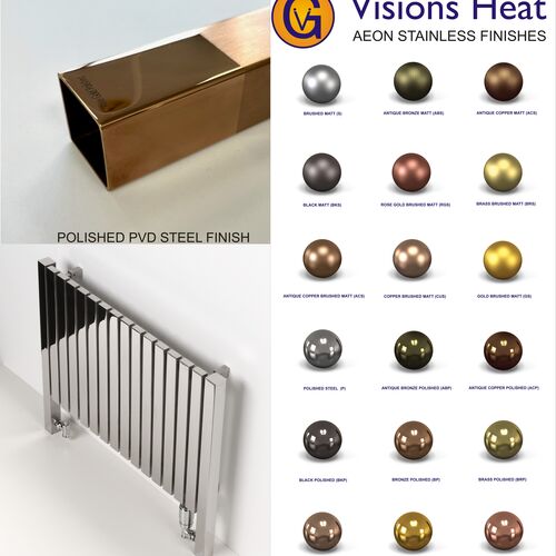 Aeon Arat L PVD - POLISHED COLOURED STEEL Ranges