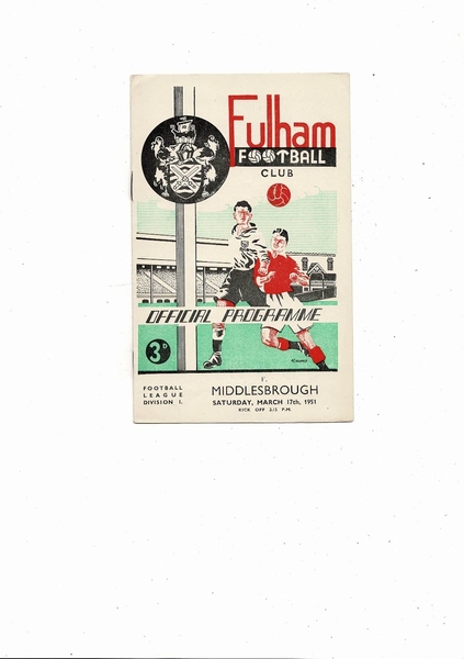 Football Programmes being listed today