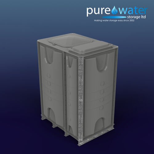 PW.1.5X1X2.IFB.DIV.AG(1+0.5) - 3000 LITRE SECTIONAL WATER TANK, INTERNALLY FLANGED BASE (IFB)