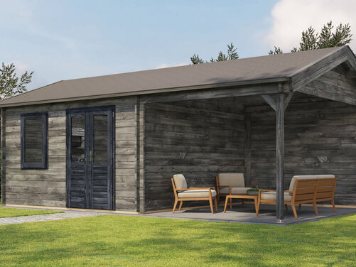 400cm x 400cm + 300cm Veranda