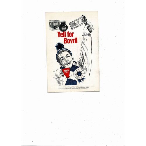 1967 England v Scotland Football Programme