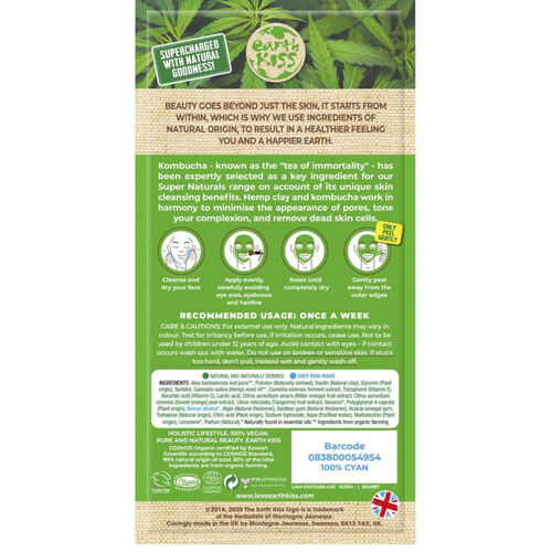 Montagne Jeunesse Supernaturals Kombucha & Hemp Clay Peel-Off Face Mask