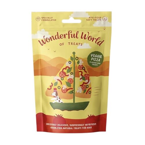 Case of Wonderful World of Treats - Veggie Pizza 12 x 50g