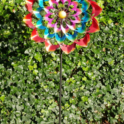 Large wind spinner.