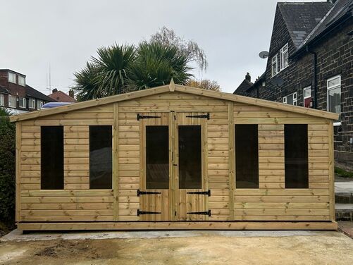 #SHA024 18x8 Apex Summer House