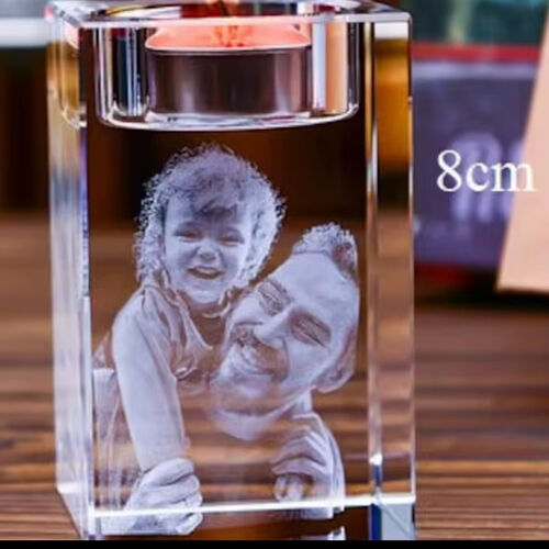 The 3D Bute 8x6x6cm Tea Light/Candle Holder